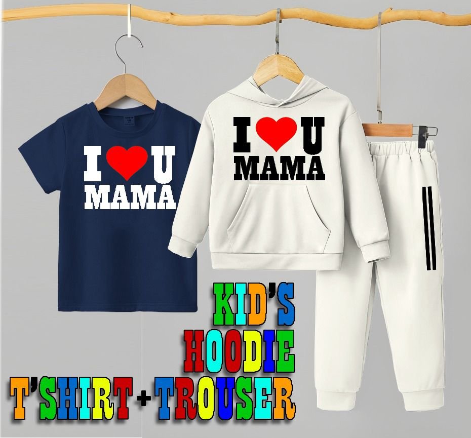 I Love Mama Kids Track Suits 3 pcs
